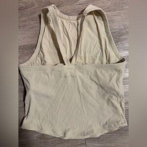 Outdoor Voices Beige Cropped TankTop